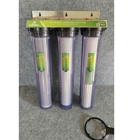 Bộ 3 Cấp Lọc Thô Đầu Nguồn 20 Inch ren Φ27 Chính Hãng - Lọc Tổng Đầu Nguồn, Chung Cư.