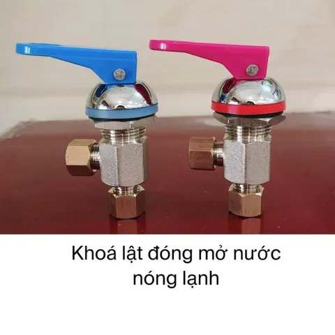 Bộ khoá xoay, khóa lật -  Đóng mở vòi nước máy lọc nước nóng lạnh.