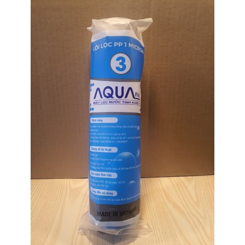 Bộ 3 lõi lọc nước 123 AQUA - Thay thế cho các máy lọc nước RO trên thị trường (ảnh thật)