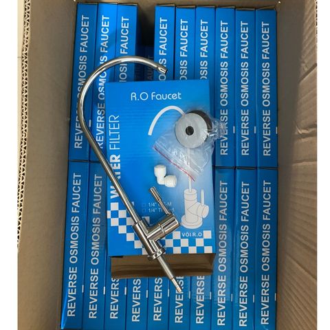 Vòi máy lọc nước nối nhanh, vòi gạt inox vòi cổ ngỗng dùng cho máy lọc nước ro gia đình