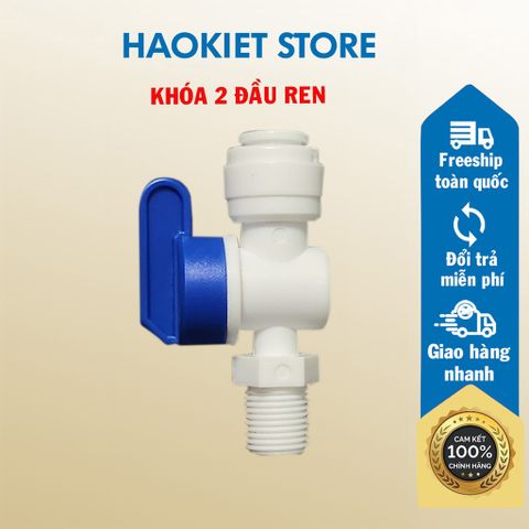 Khóa 2 đầu ren ngoài Φ13 ra dây Φ10mm