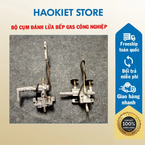 Trọn bộ cụm đánh lửa bếp gas công nghiệp Cao Cấp Taiwan Cho Bếp Gas Công Nghiệp /Bếp Khè Công Nghiệp