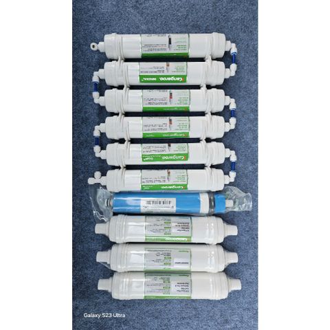 Bộ 10 lõi lọc nước Kangaroo nối nhanh đúc liền khối - Dùng cho các model: KG100HK, KG10A4, KG10A5...