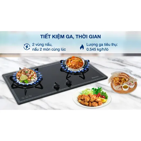 Bếp ga âm Rinnai RVB-2BG(F)N