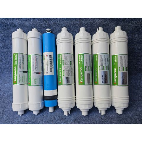 Combo 7 Lõi Lọc Nước Kangaroo Hydrogen Dành Cho Máy KG100ES, KG100EO, KG10A7S....