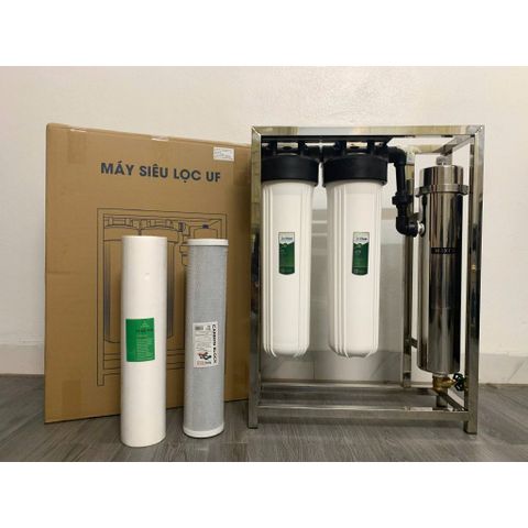 Thiết bị lọc tổng công nghệ siêu lọc UF (PVDF) - Màng UF có thể tháo rời súc rữa theo định kỳ.