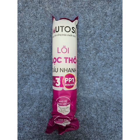 Bộ lõi lọc Đúc 123 Mutosi- Bộ 3 lõi lọc thô đúc nguyên khối nối nhanh