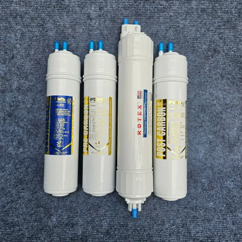 Combo 4 lõi lọc nước Hàn Quốc- Sử dụng thay thế cho cây lọc nước nóng lạnh sử dụng Màng Ro.