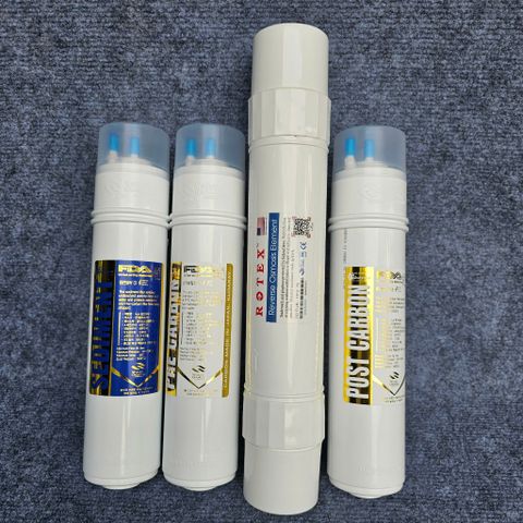 Combo 4 lõi lọc nước Hàn Quốc- Sử dụng thay thế cho cây lọc nước nóng lạnh sử dụng Màng Ro.