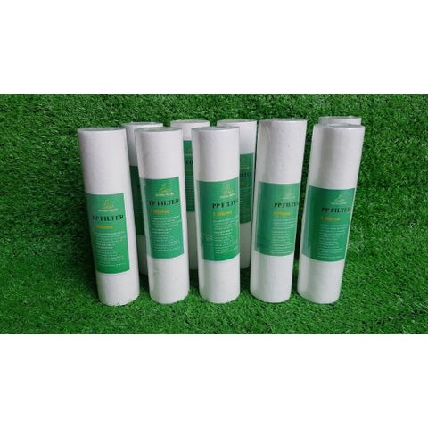 Combo 8 lõi lọc pp 5 micron 10inch - Dùng Cho Máy Lọc Nước Ro Hoặc Phun Sương.