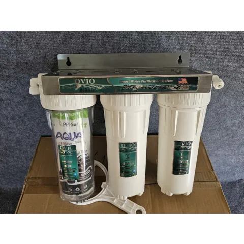 Bộ 3 cốc lọc 10inch kèm 3 lõi lọc thô - Cốc nhập khẩu loại 2 roăn