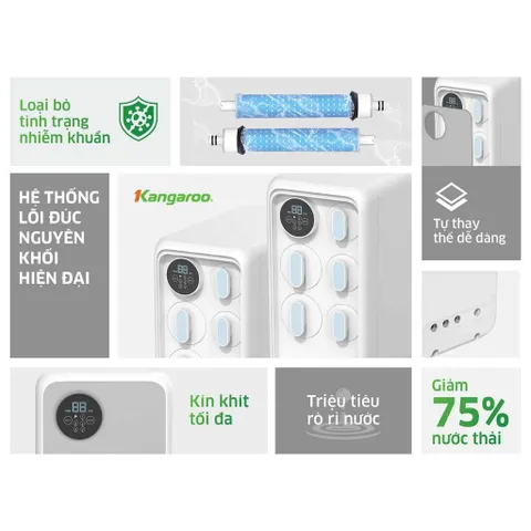 Bộ 5 lõi lọc thô Kangaroo KG400HU