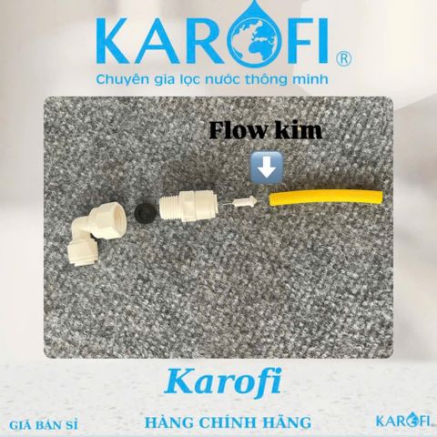 Co van xả thải Karofi - 2 đầu kết nối dây 6 - Đời 2024 không lưới chống nứt - Hàng chính hãng karofi