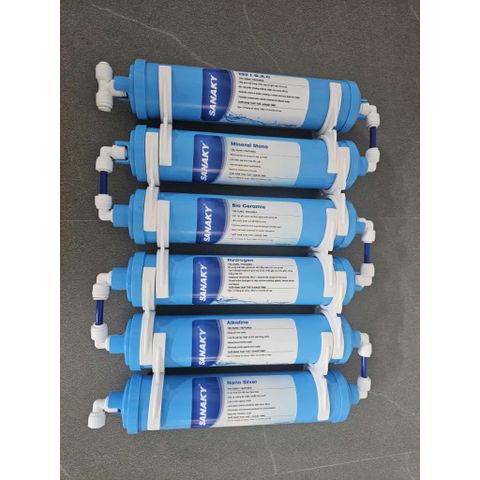 Bộ 6 Lõi Lọc chức năng Sanaky - Hàng chính hãng tặng kèm co cút.