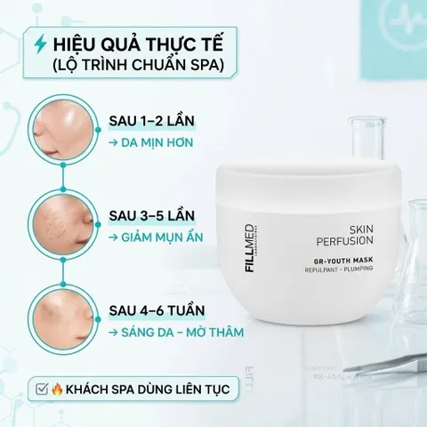 Mặt Nạ Tẩy Da Chết Fillmed Skin Perfusion Glyco Peel 500ml - Làm Sáng, Mịn Da, Cấp Ẩm Chuyên Nghiệp Từ Pháp