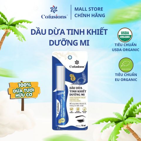 Dầu dừa Tinh Khiết Cofusions dưỡng mi 10ml chính hãng