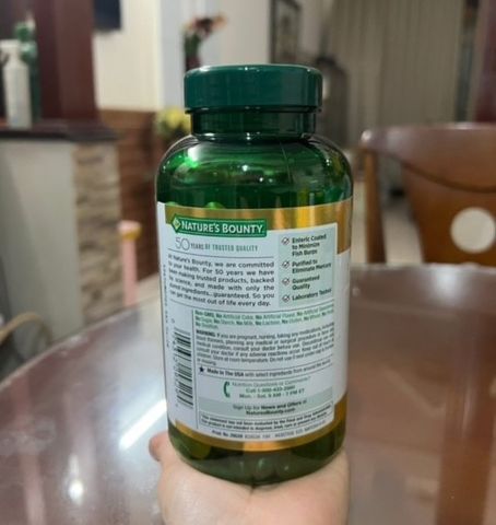 Viên Uống Magie Glycinate Nature’s Bounty 240mg 180 Viên – hỗ trợ thần kinh, ngủ ngon 646603