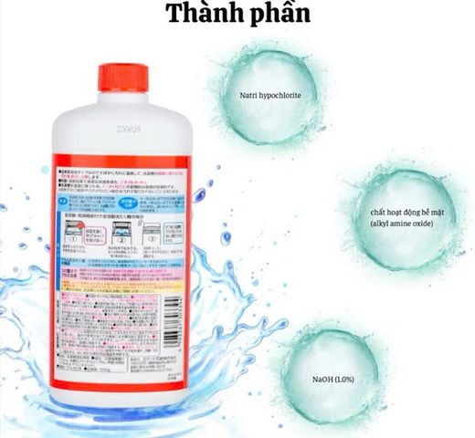 Nước Tẩy Lồng Máy Giặt Rocket 550g Nhật Bản 