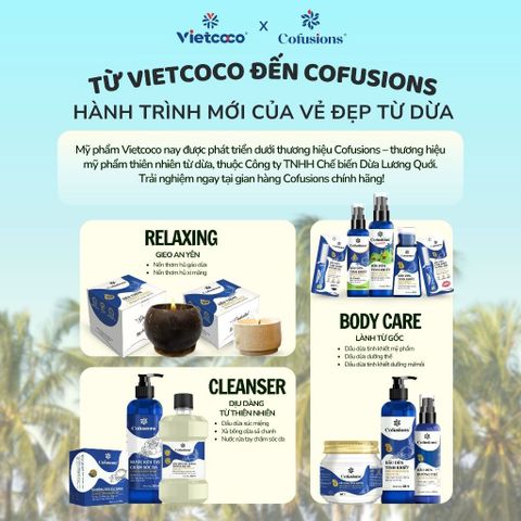 [NHÃN MỚI CFS] Dầu dừa tinh khiết mỹ phẩm ORGANIC Cofusions - Chai 130ml - Coconut Oil