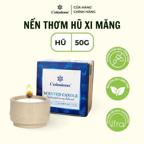 Nến thơm Stunning sunset Cofusions 50g - Hũ xi măng