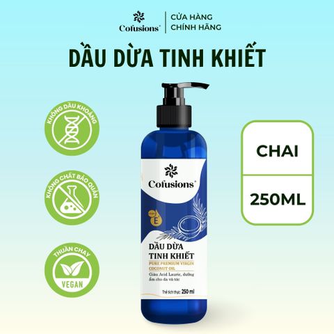 Dầu dừa tinh khiết mỹ phẩm Cofusions 250ml