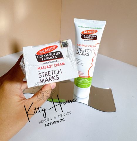 [Nhập khẩu chính ngạch]Kem Ngừa & Hỗ Trợ Làm Mờ Rạn Da Cho Mẹ Bầu Palmer's Cocoa Butter Formula Massage Cream tuýp 125g