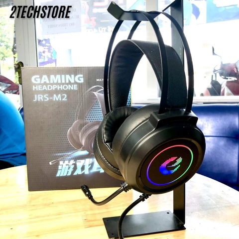Tai Nghe Máy Tính Chụp Tai Gaming Chữ E - Âm Bass Cực Căng, Ốp Da Êm Ái, Bảo Hành 12 Tháng