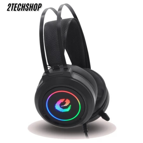 Tai Nghe Máy Tính Chụp Tai Gaming Chữ E - Âm Bass Cực Căng, Ốp Da Êm Ái, BH 12T