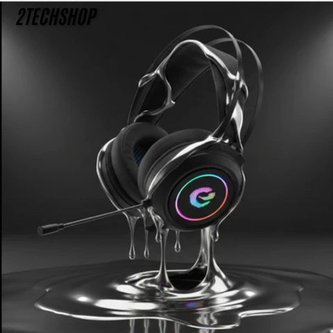 Tai Nghe Máy Tính Chụp Tai Gaming Chữ E - Âm Bass Cực Căng, Ốp Da Êm Ái, BH 12T