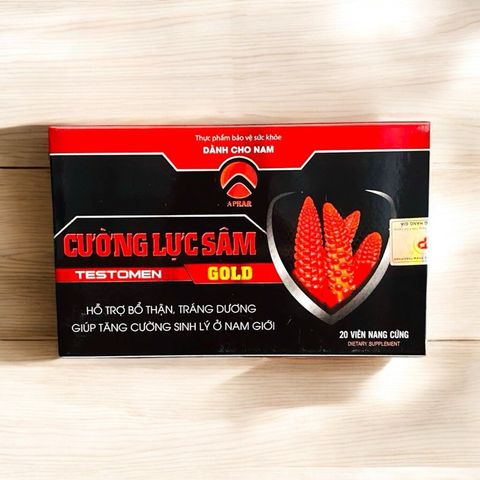 Viên uống Cường Lực Sâm hỗ trợ tăng cường sức khoẻ Nam giới(Hộp 20 viên)