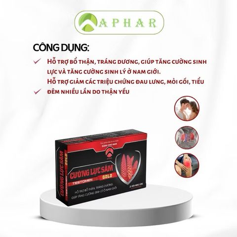 Viên uống Cường Lực Sâm hỗ trợ tăng cường sức khoẻ Nam giới(Hộp 20 viên)