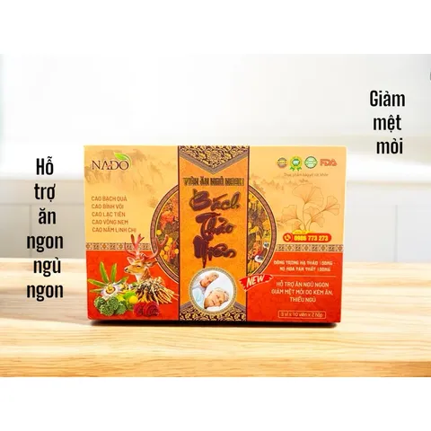Viên uống Bách Thảo Niên hỗ trợ ăn ngủ ngon,bồi bổ sức khoẻ(Hộp 60 viên)