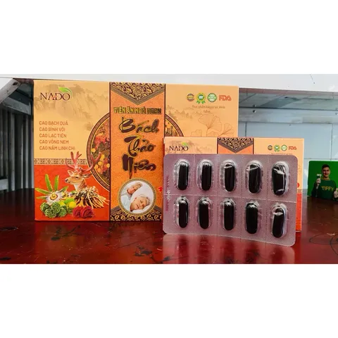 Viên uống Bách Thảo Niên hỗ trợ ăn ngủ ngon,bồi bổ sức khoẻ(Hộp 60 viên)