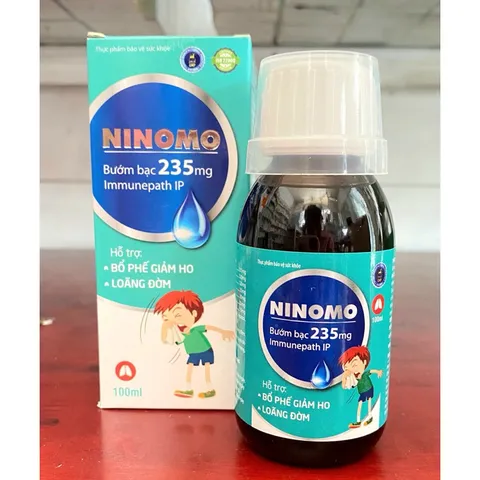 Siro bướm bạc NINOMO bổ phế giảm ho,hỗ trợ tiêu đàm(Chai 100ml)