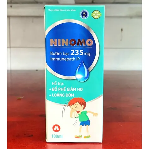 Siro bướm bạc NINOMO bổ phế giảm ho,hỗ trợ tiêu đàm(Chai 100ml)