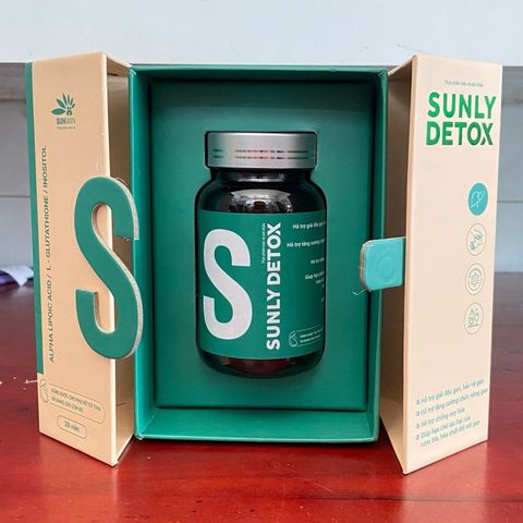 Thực phẩm bổ trợ gan SUNLY DETOX dùng được cho phụ nữ có thai và cho con bú(Chai 30viên)