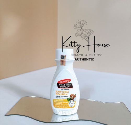 [Nhập khẩu chính ngạch] Sữa dưỡng thể Palmer's Cocoa Butter và bơ hạt mỡ Formula với Vitamin E chai 50ml