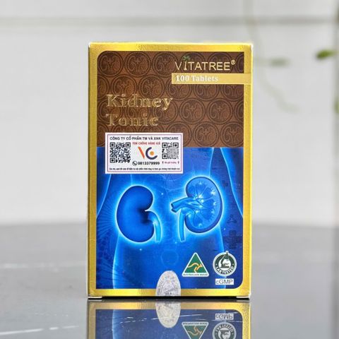 Viên Uống Bổ Thận Vitatree Kidney Tonic 100 Viên – Hỗ Trợ Chức Năng Thận, Thanh Lọc Cơ Thể . Úc