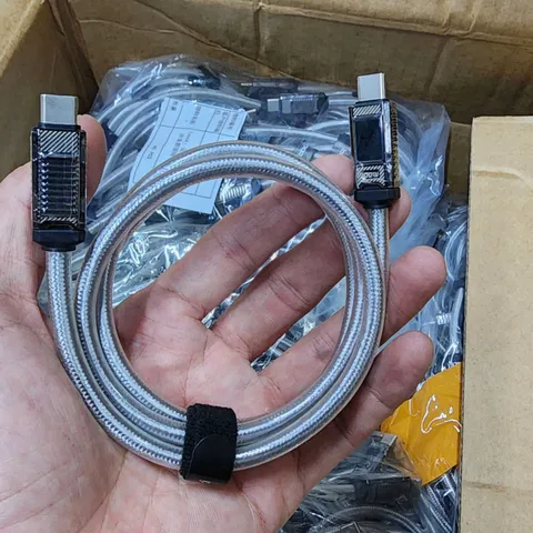 Dây sạc C to C 100W dù báo công suất Toocki siêu xịn dài 1m