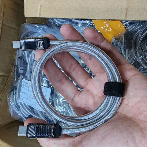 Dây sạc C to C 100W dù báo công suất Toocki siêu xịn dài 1m