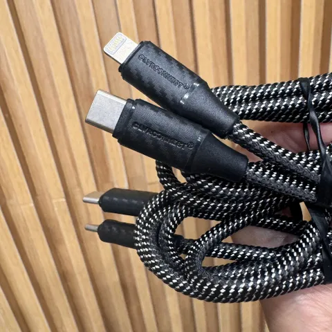 Cáp sạc nhanh  dây dù hãng CLVRCONNECT ( C to L và C to C)- không hộp