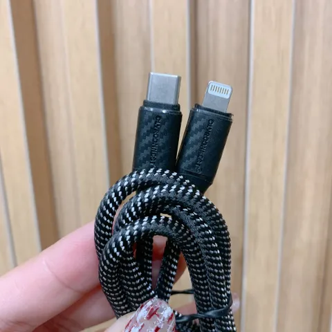 Cáp sạc nhanh  dây dù hãng CLVRCONNECT ( C to L và C to C)- không hộp