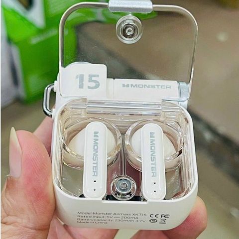 Tai Nghe Bluetooth 5.3 MONSTER XKT15 – Âm Thanh Hiện Đại,Thiết Kế Độc Đáo, Tai Nghe Gaming Hàng Đầu