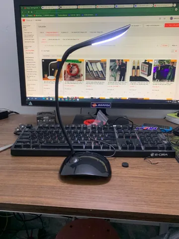 Đèn LED kẹp bàn ,đèn bàn siêu sáng  , Đèn học làm việc đọc sách làm nail nối mi phong cách hiện đại nguồn USB
