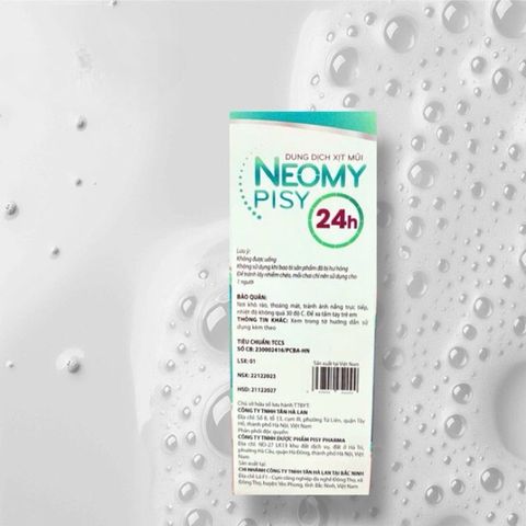 Dung dịch xịt mũi NEOMY PISY hỗ trợ viêm xoang,ngạt mũi (Chai 15ml)