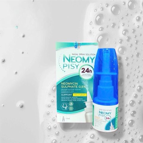 Dung dịch xịt mũi NEOMY PISY hỗ trợ viêm xoang,ngạt mũi (Chai 15ml)