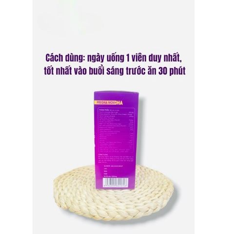 Viên uống bổ sung cho bà bầu Pregna Mom DHA(Speclife)Giúp giảm ốm nghén giai đoạn thai kỳ( Hộp 30viên