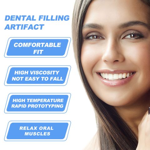 Keo Nhựa Răng Sửa Chữa Định Hình Răng, Keo Lắp Đầy Khoảng Trống Răng, Tạm Thời Sửa Chữa Răng Giả Keo An Toàn