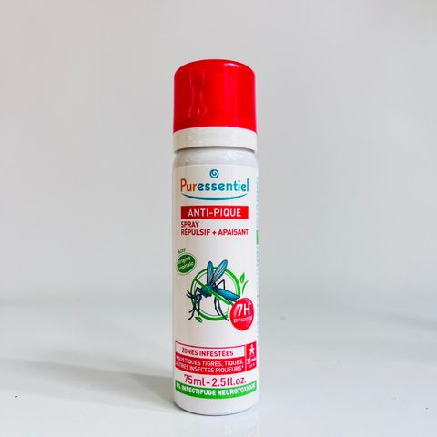 Xịt Đuổi Muỗi Cho Bé Puressentiel Anti-Sting Repellent Soothing Spray 7H 75ml _ 100% thiên nhiên an toàn cho cả gia đình