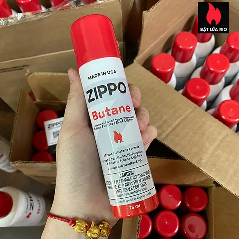 Zippo Butane Fuel 75ml – Gas Butane Zippo chính hãng Mỹ 75ml